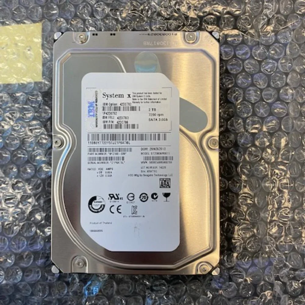 IBM 42D0782 2TB SATA 7200 RPM 3.5IN NL HS HDD - Like New/Excellent Condition